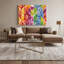 «Desserts Gummy ours», art mural sur toile rouge-1348576761