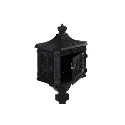 Aluminum Post Mounted Mailbox