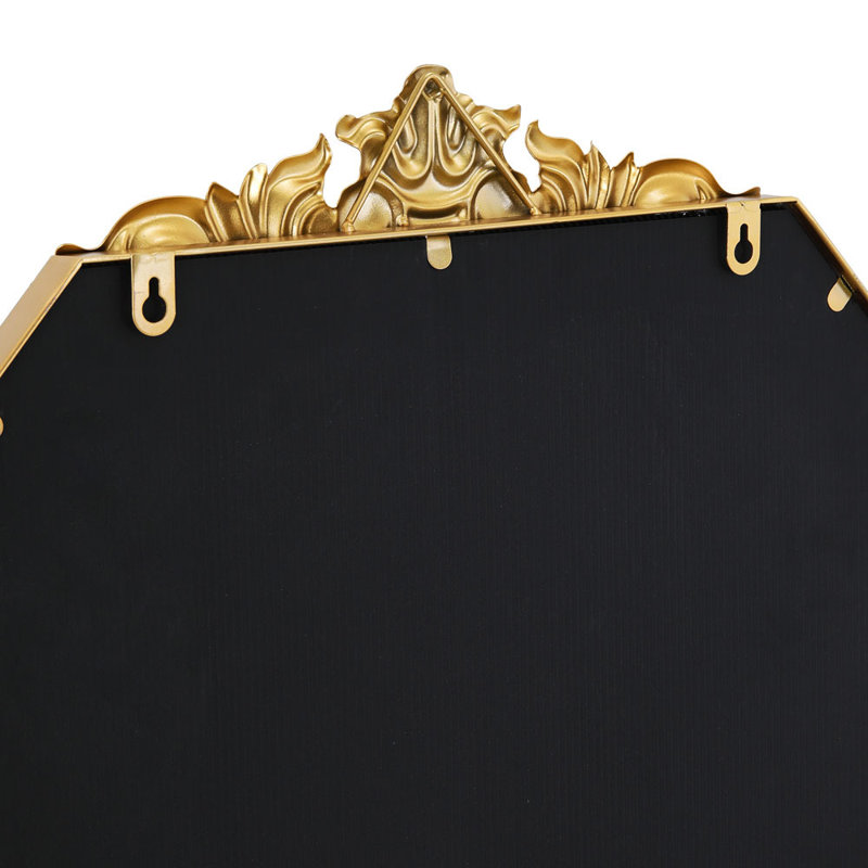 Gael Iron Arch Mirror, Gold, 180cm H x 80cm W