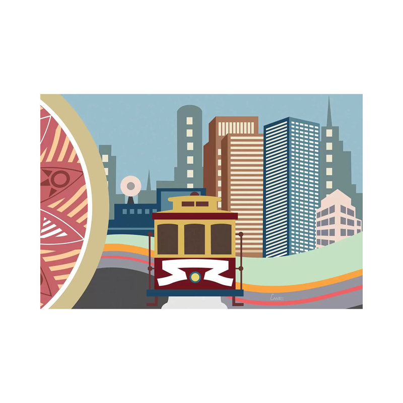 San Fransisco - Wrapped Canvas Print, 66.04 cm H x 45.72 cm W x 3.175 cm D