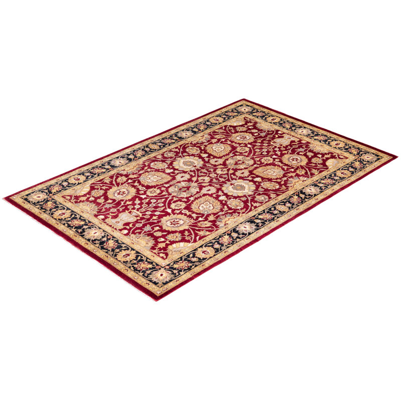 Classic One-of-a-Kind 4' 1" x 6' 0" Hand Knotted Area Rug