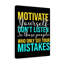 Motivate Yourself - Wrapped Canvas Print