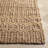 Vernal Natural Fiber Flat Weave Jute Pile Striped Rug-1357280258