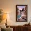 «Turquoise Pool and Arched Walls at Sunset», art mural sur toile-1326791042