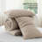 Best Seller Bedsure Cotton Fabric With Microfiber Inner Fill Comforter Set, 143TC-106246652-106246647