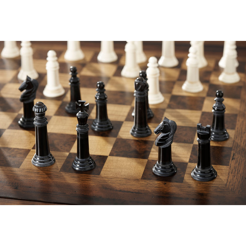 Marst Hill Theodore Alexander 42'' L Solid Wood Game Set