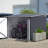 6 ft. 3 in. W x 6 ft. 4 in. D Metal Lean-To Bike Shed