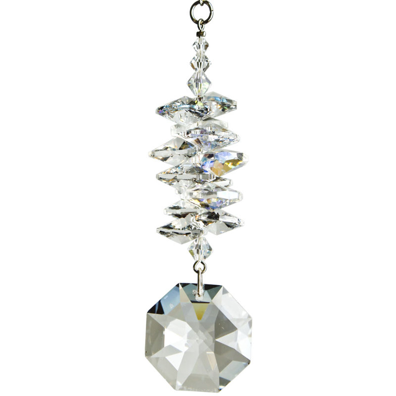Cascade de glace en cristal octogone, Glace