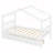 Twin Size Wooden House Bed With Drawers-617191652