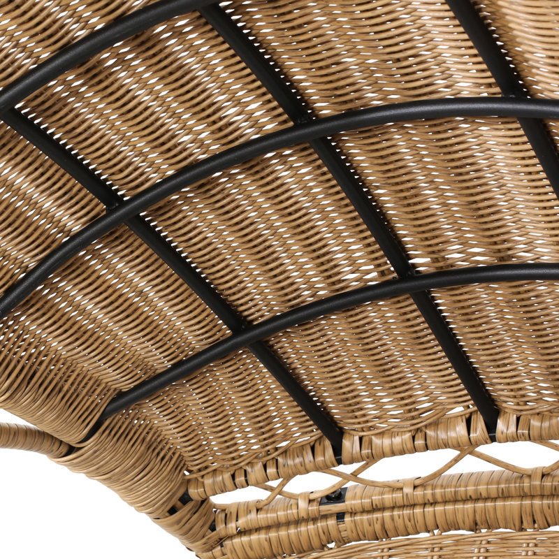 Chaise d'extérieur décontractée pour l'extérieur avec structure et coussins d'eau