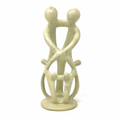 Figurine de famille natural saponite Noran