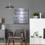 «Welcome to Our Home Tile» par Cindy Jacobs, art mural en métal, 24 po x 24 po