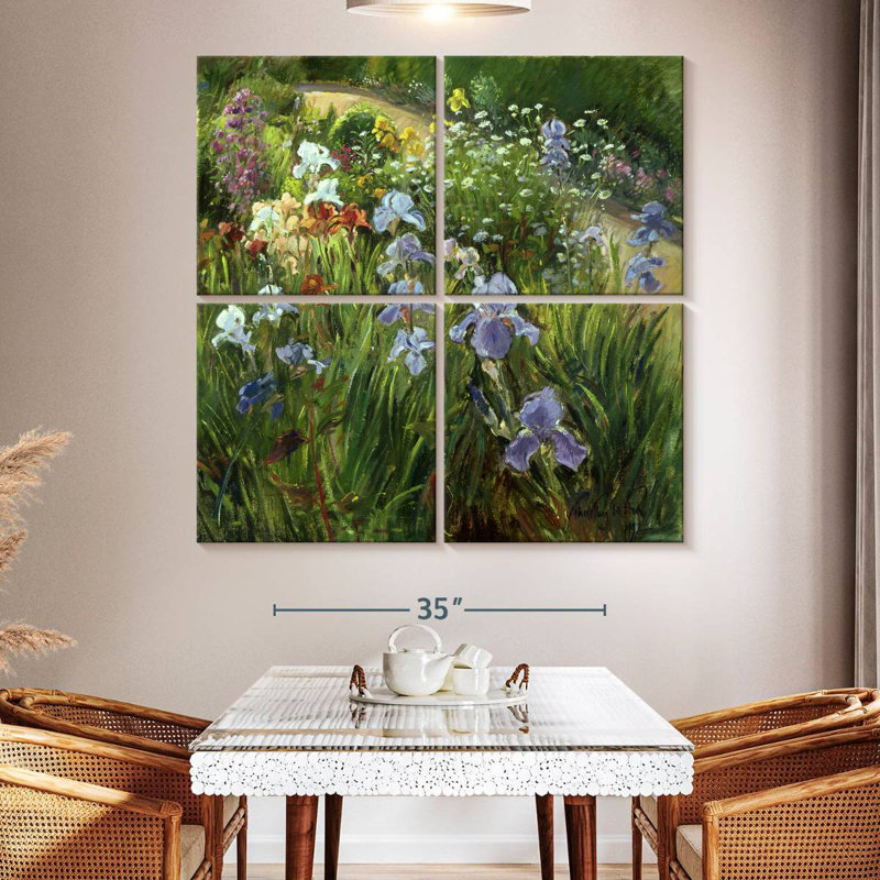 Haris iris et marguerites Oxeye
