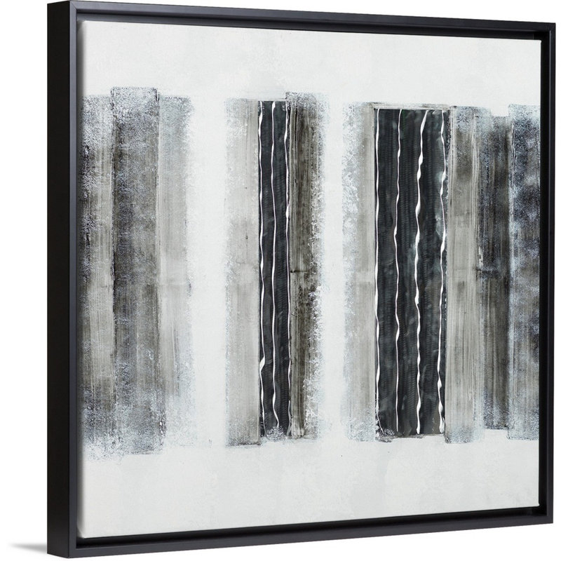 «No Feeling No Flaws II» par Joseph Michaels, reproduction d'art graphique sur toile, Cadre flottant noir