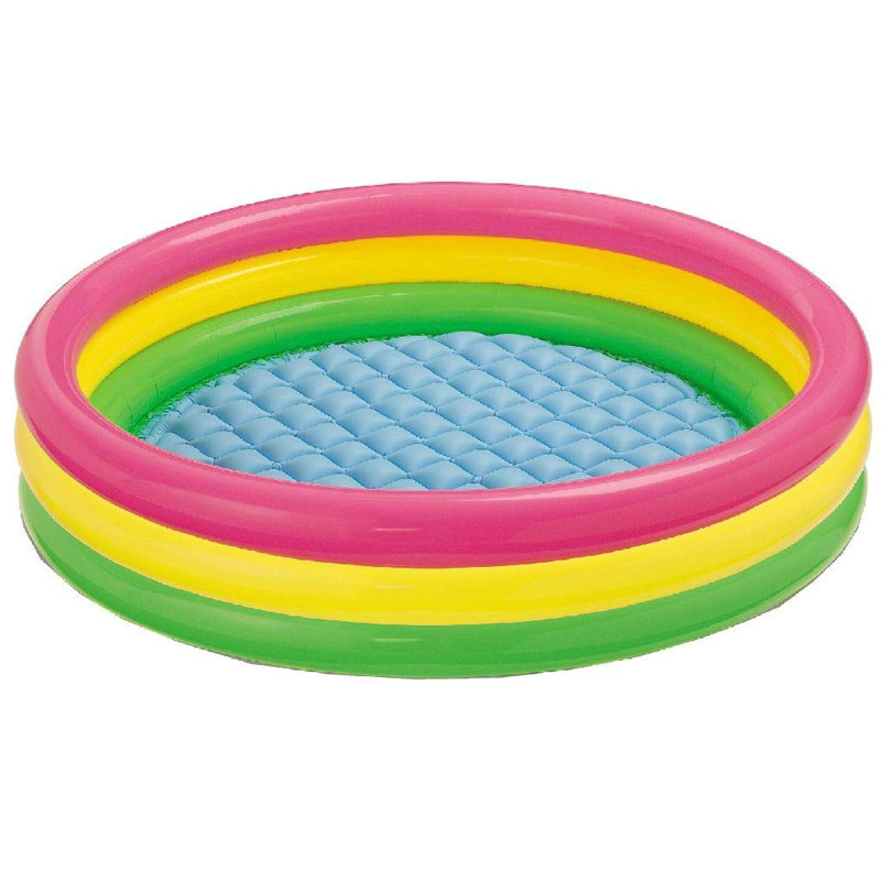 Intex 4ft x 13in Inflatable Sunset Glow Colorful Backyard Kid Play Swimming Pool