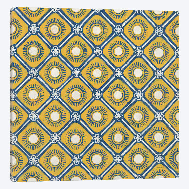 «Sunny Designs IV» par Kathrine Lovell, impression sur toile non encadrée, H 48 po x l 48 po x P 1,5 po