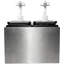 Distributeur et support de condiments en acier inoxydable Carlisle Food Service Products 2-5 Quarts