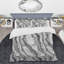 Ensemble de housse de couette Grey Marble I - Marble-109174080