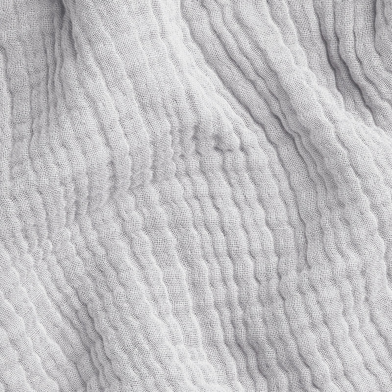 Peignoir Smyrna 100% coton turc unisexe avec poche, Gris