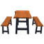 Table Ridgemont 6 pi. Avec 2 bancs-479747780-500918720