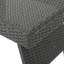Table grise pe, l 24 po x P 16 po H 15,75 po, structure en fer, sans assemblage pour une installation facile