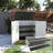 KINYING Outdoor Horizontal Storage Shed, 48 Cu.Ft Outdoor Storage Box For Garden,Patio And Backyard,Customized Shelves &Lockable-114468542