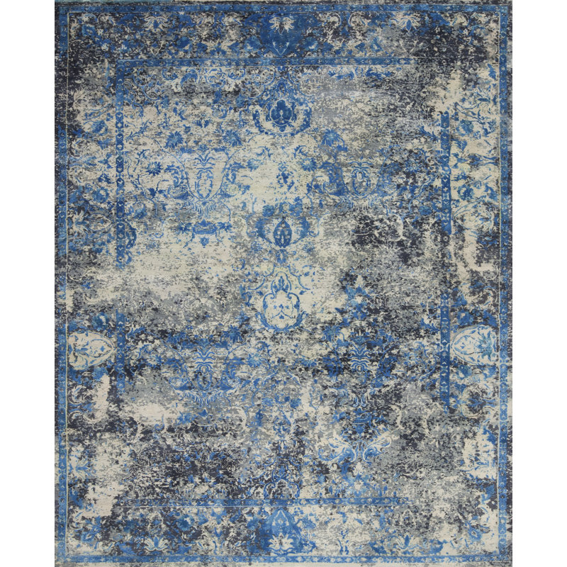 European Reserve Hand Knotted Area Rug, Rectangle 8' x 10'