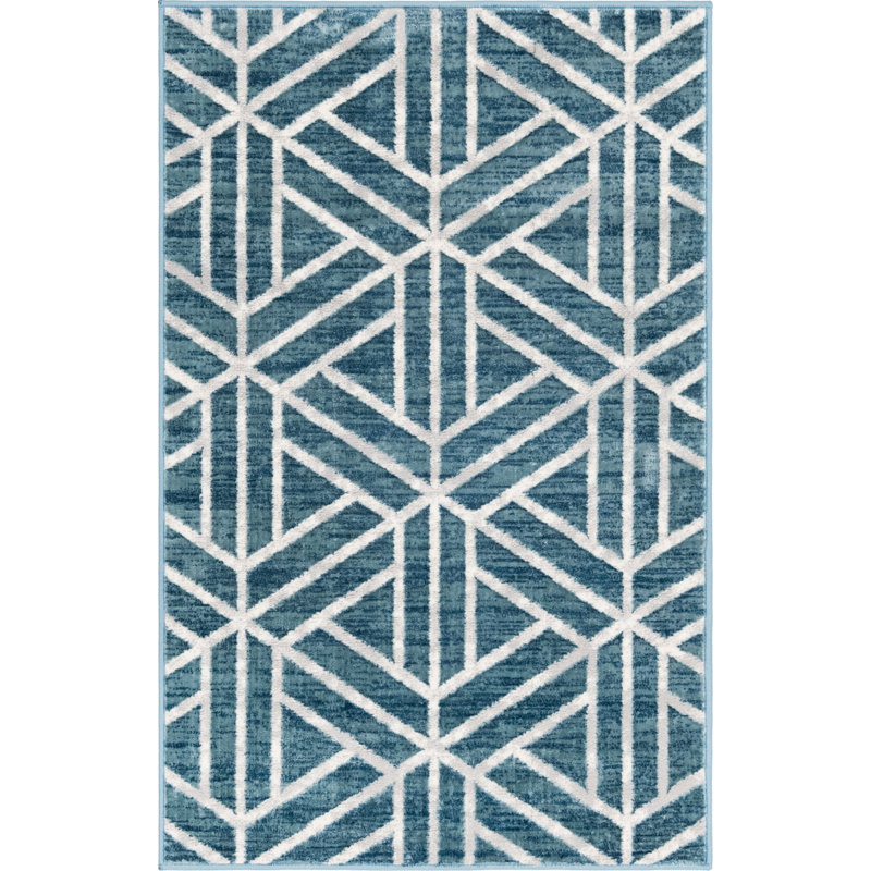 Nucla Geometric Indoor Rug, Rectangle 3'3" x 5'3"