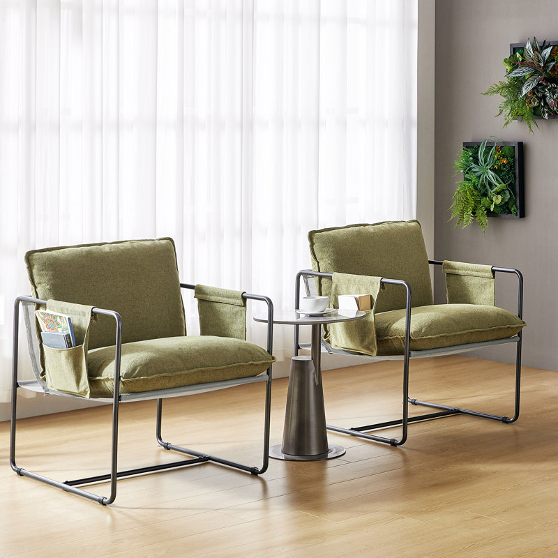 Fauteuil Ruhee , Polyester vert
