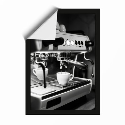 Espresso Machine Industrial - Framed Print