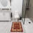 Homeline Non-Slip Rubberback Oriental Indoor Runner Rug, Dark Red-397911820