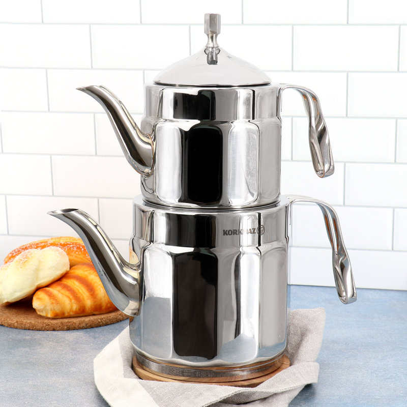 Korkmaz A03 74oz. Stainless Steel Teapot