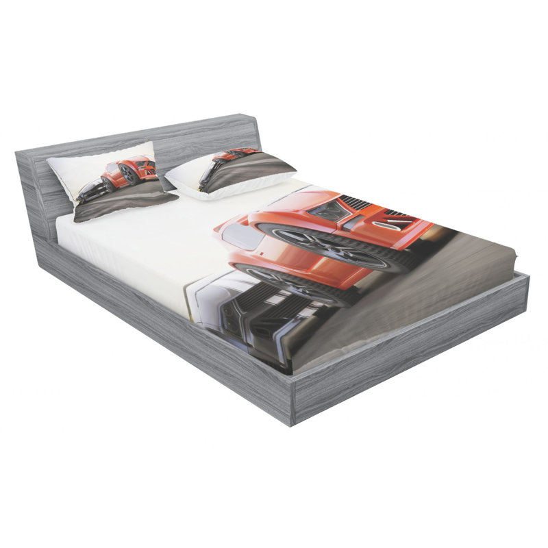 Gothy Microfiber Sheet Set, Queen Sheet Set with Fitted Sheet