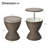 Kaeto Outdoor Plastic Bar Table with Extendable Tabletop-1661766219