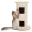 Chat rayé en sisal