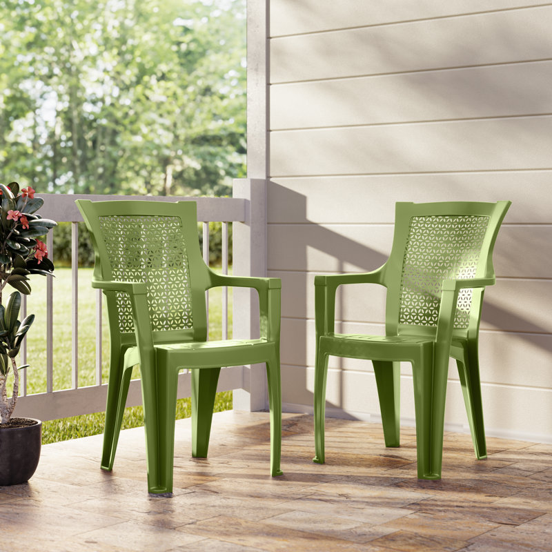 Chaise de patio Sidiki, Vert