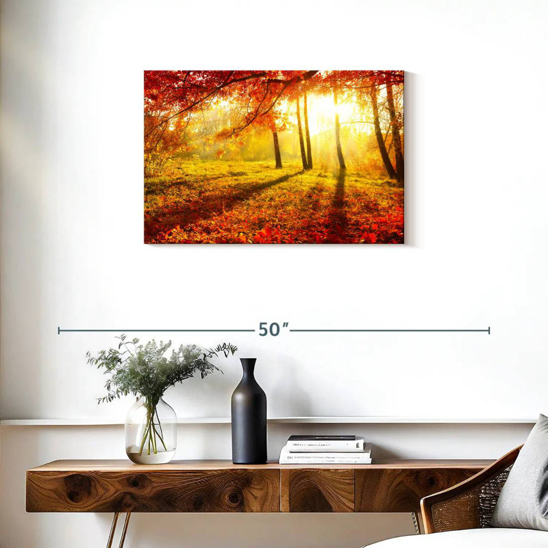 Alvord, paysage d'automne lumineux, H 20 po x l 30 po