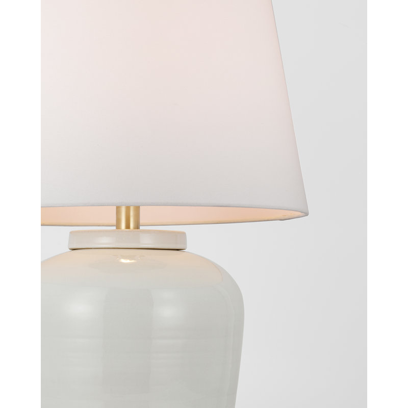 Nora Table Lamp, Ivory