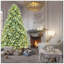 Arbre de Noël pré-éclairé avec 1150 lumières DEL blanc chaud - 4368 pointes PE + PVC, branches articulées pour une installation facile, support en métal robuste, décoration de Noël unique