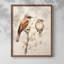 Reproduction d’animal rétro, impression encadrée sur papier-536935830-536935831