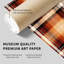 «Abstract Fall Plaid», reproduction d'art moderne sans cadre-912542742