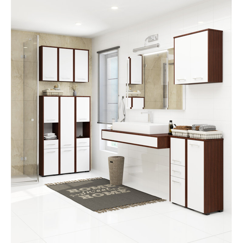 Sahai Freestanding Bathroom Cabinet