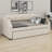 Upholstered Daybed With Trundle, Wood Slat Support,Upholstered Frame Sofa Bed-65021969