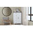 48 Inch Tall Farmhouse Dresser Storage Cabinet Chest of Drawer for Bedroom, 5 Drawer Dresser with Barn Door-913372848