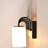 Acadia 4-Light 31.5 In. Wide Bronze Rustic Wildlife Bathroom Vanity Lighting Fixture With Nightlight, Frosted White Glass Shade, Dimmable, Over The Mirror Mounted Steel Wall Sconce-777958055-777958054