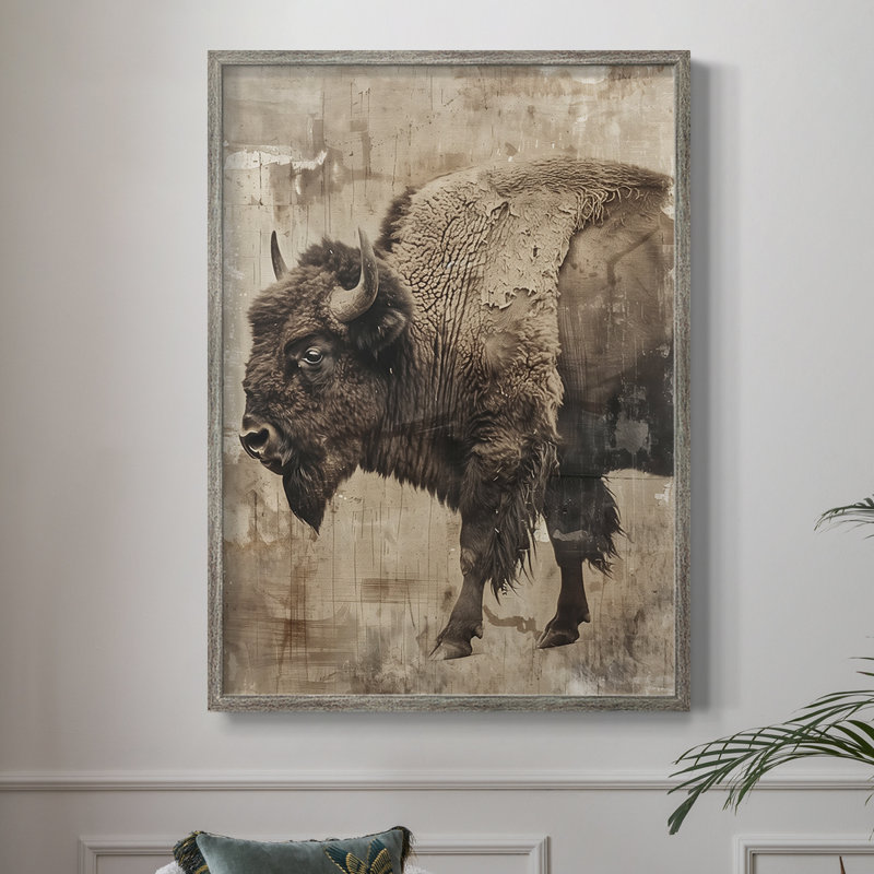 ANIMALS Series CDXCV III, reproduction encadrée - bois massif