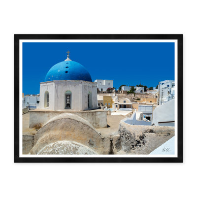 Blue Dome Morning Print by Tim Klein