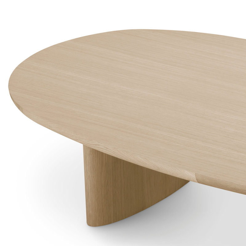 Coffee Table Lindner Black Veneer - Top, Beige