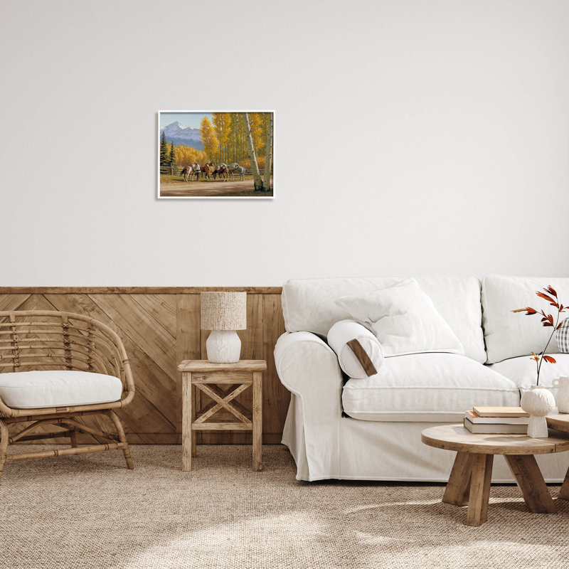 Art de giclée par Jimmy Dyer, H 16 po x l 20 po x P 1,5 po, Giclée encadrée blanc bord de mer