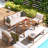 5-Piece Outdoor Seating Group With Cushions-516225472